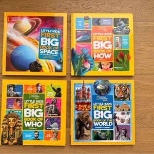 National Geographic Little Kids First Big Book Set - Yellow and Blue